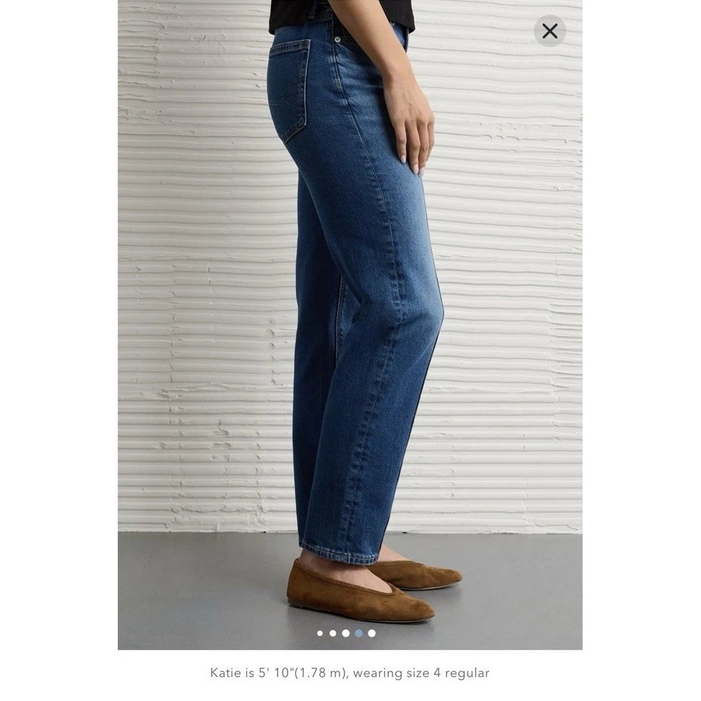 American Eagle Women's Jeans Super High -Rise Anckle Straight 20R
